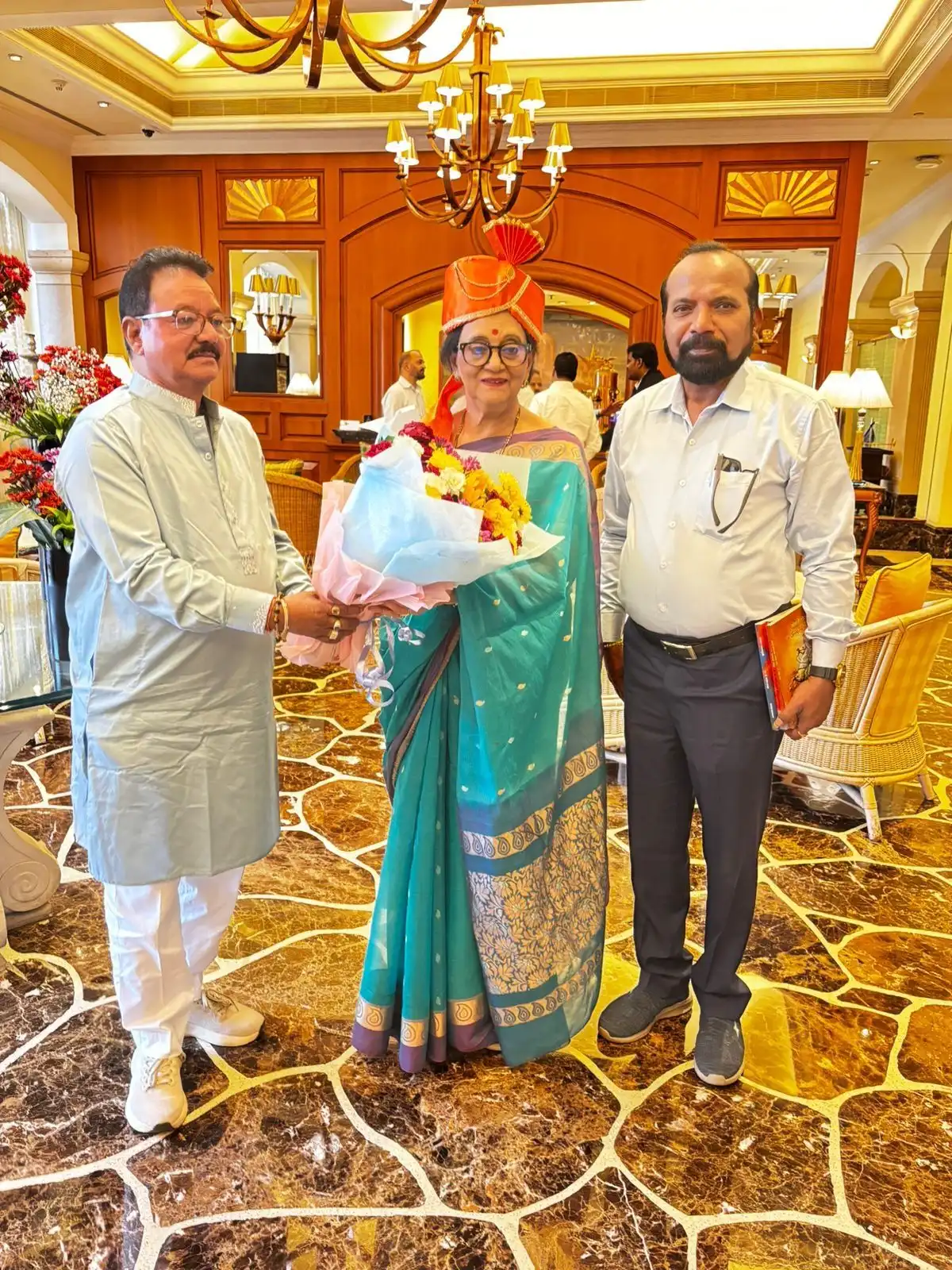 Vibhav delegation meeting with H.E. Sheilabai Bappoo