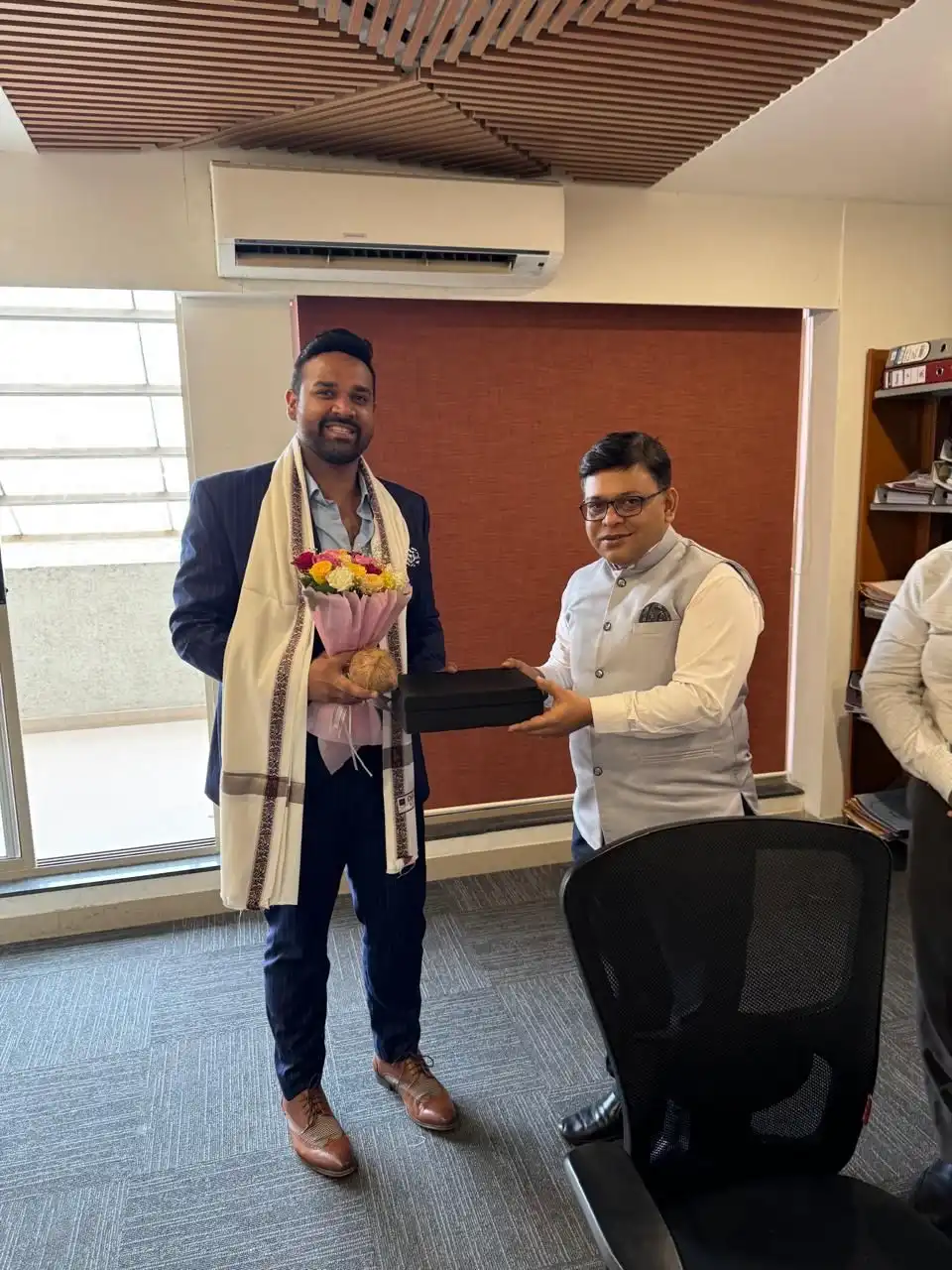 Vibhav visit to Bharati Vidyapeeth campus