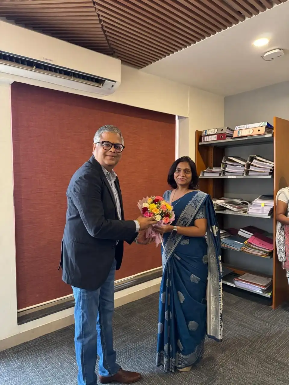 Vibhav visit to Bharati Vidyapeeth campus