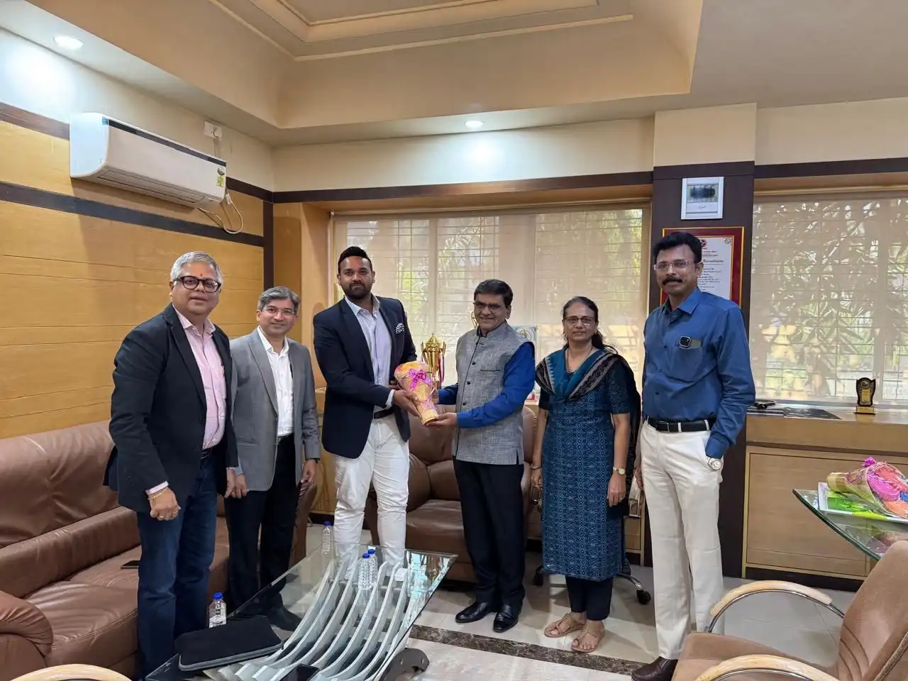 Vibhav visit to Bharati Vidyapeeth campus