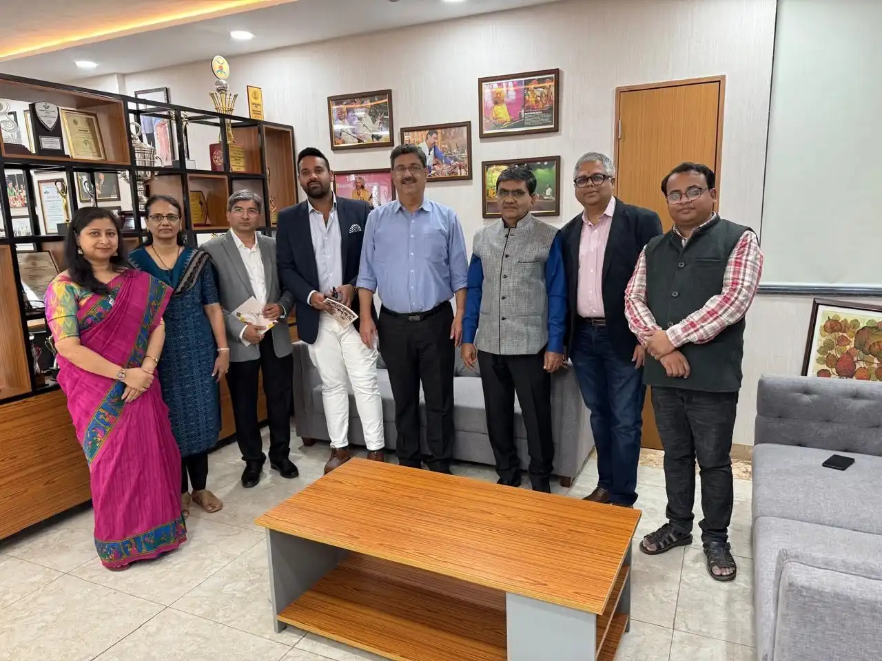 Vibhav visit to Bharati Vidyapeeth campus